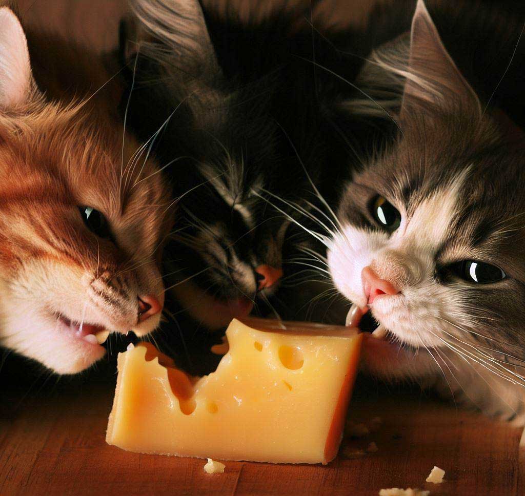 Cats Eat Cheese