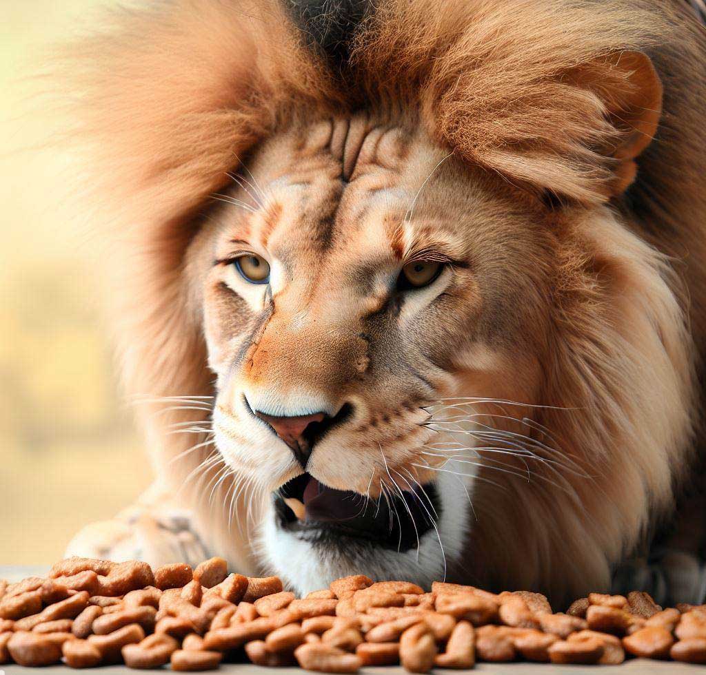 Can Lions Eat Cat Food