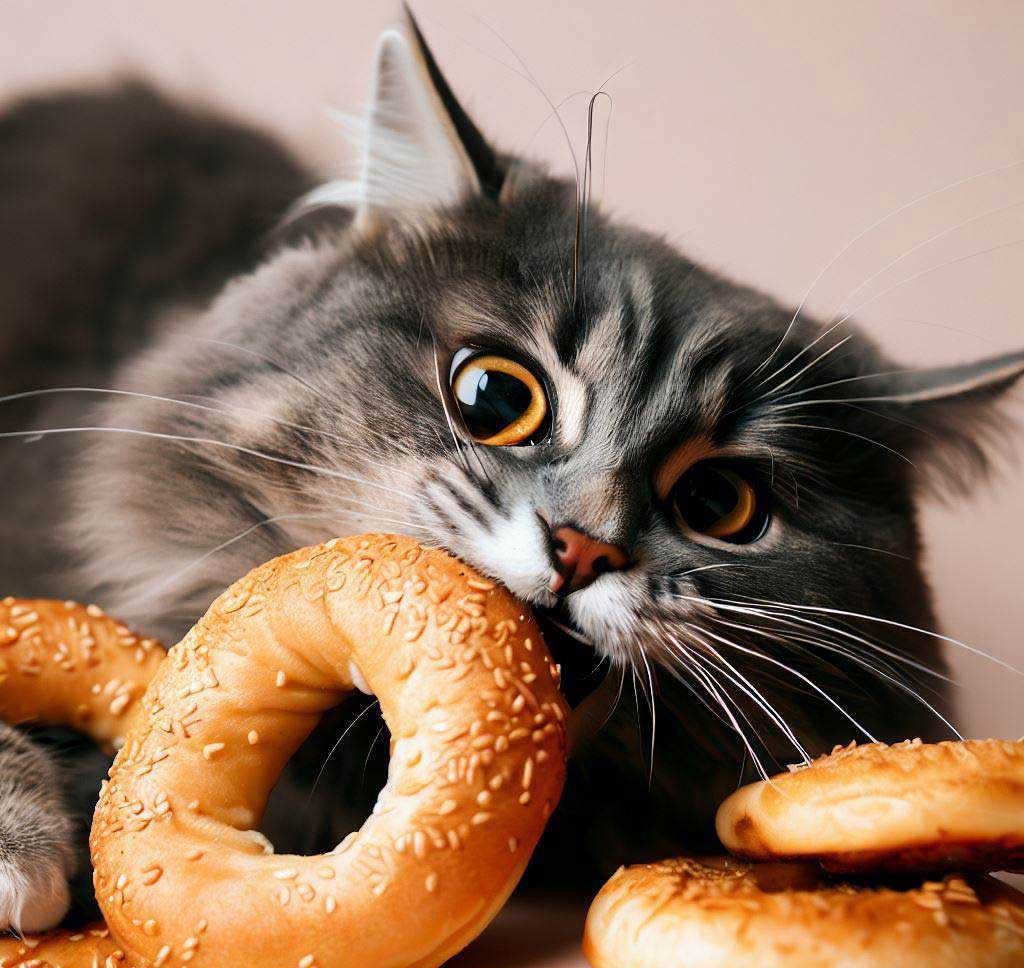 Can Cats Eat Everything Bagels