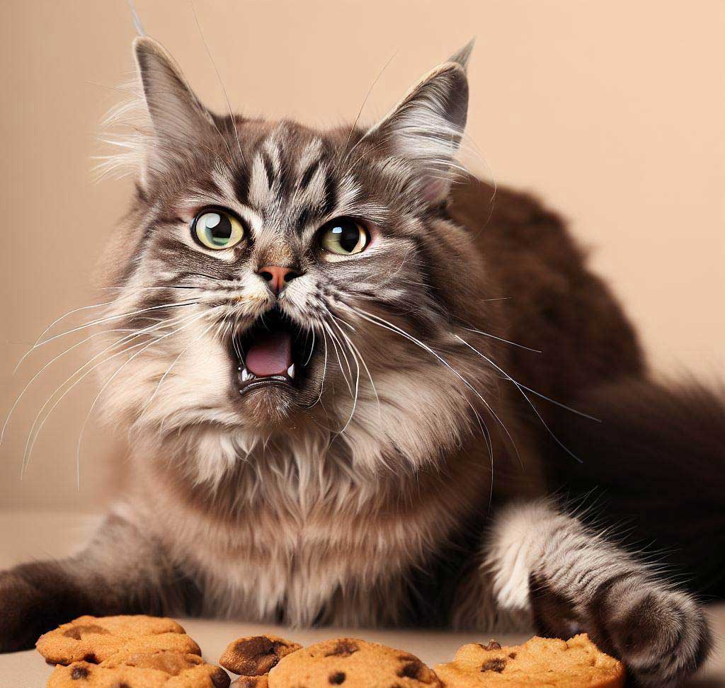 Can Cats Eat Chocolate Chip Cookies