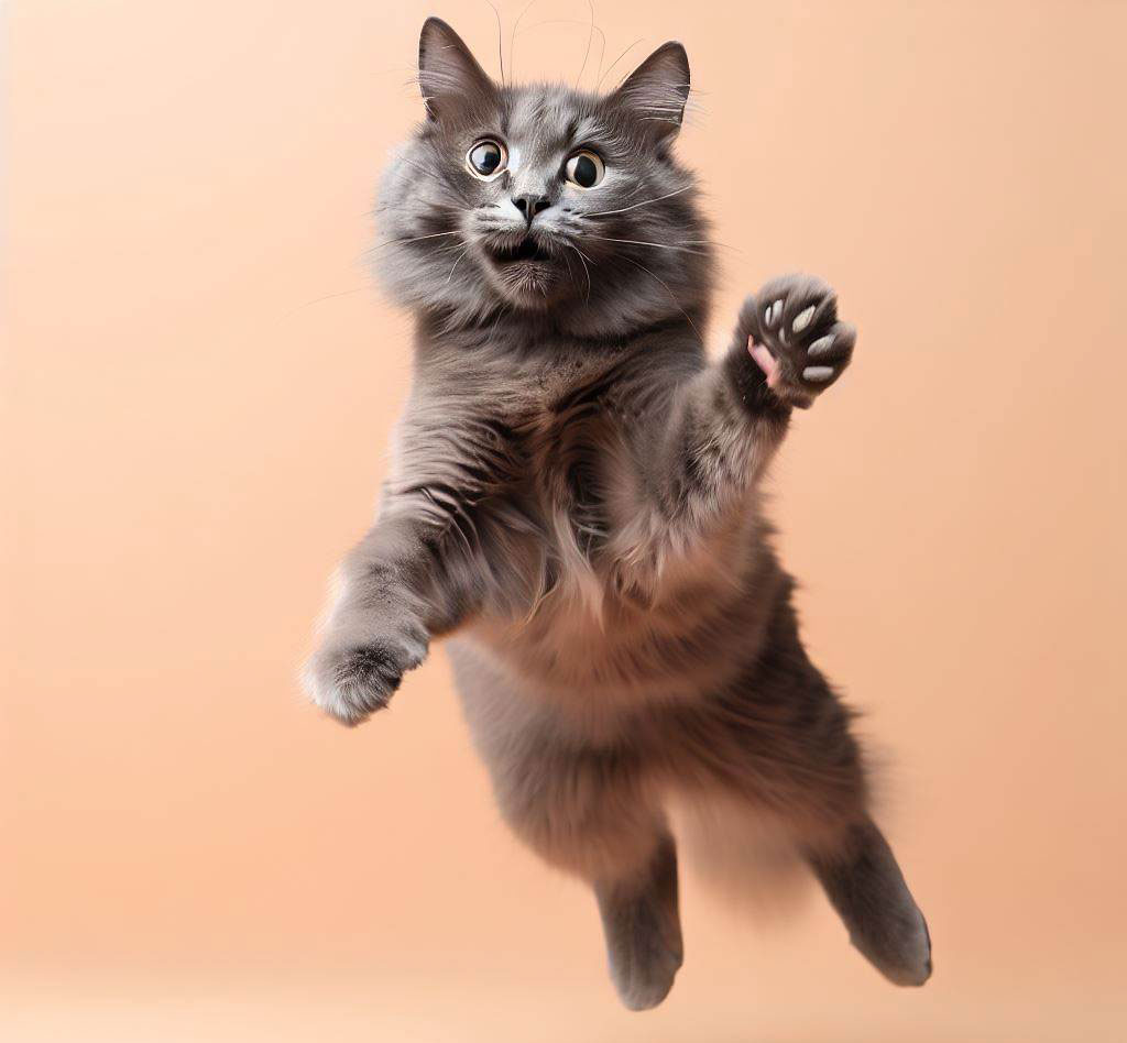 Why Do Cats Make A Noise When They Jump